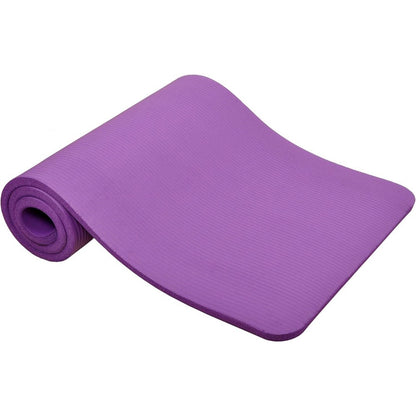 BalanceFrom All-Purpose 1-Inch Extra Thick High Density Anti-Tear Exercise Yoga Mat with Carrying Strap, Multiple Colors