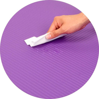 BalanceFrom All-Purpose 1-Inch Extra Thick High Density Anti-Tear Exercise Yoga Mat with Carrying Strap, Multiple Colors