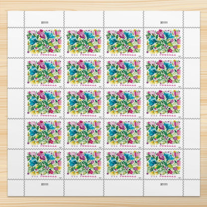 Celebration Blooms Stamps 2024 Forever Stamps 100 pcs