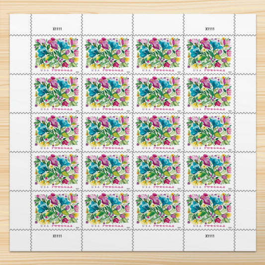 Celebration Blooms Stamps 2024 Forever Stamps 100 pcs