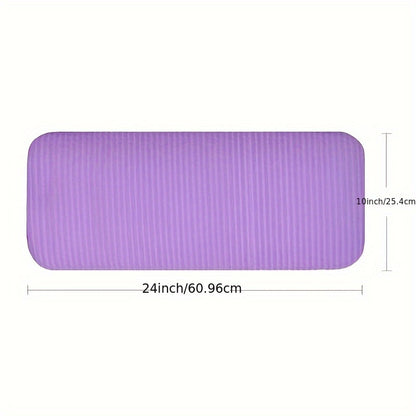 Super Thick High Density Anti-tear Exercise Yoga Mat, Optional Yoga Block With Strap, Multiple Colors Available