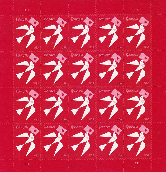 Love 2024 Stamps Love Forever Stamps 100 pcs