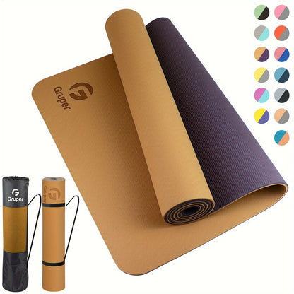 Yoga Mat for Women Men, 1\u002F4 Inch Extra Thick Yoga Mat Non Slip, 72\