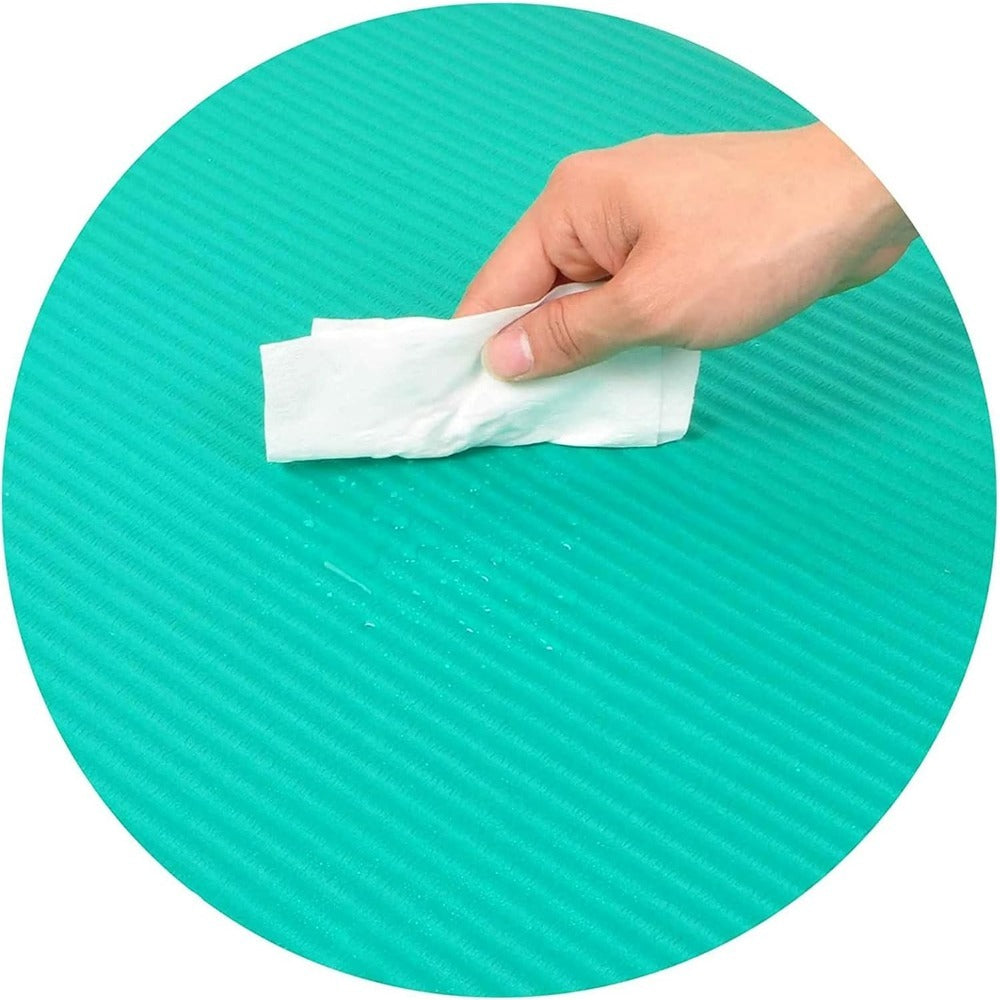 BalanceFrom All-Purpose 1-Inch Extra Thick High Density Anti-Tear Exercise Yoga Mat with Carrying Strap, Multiple Colors