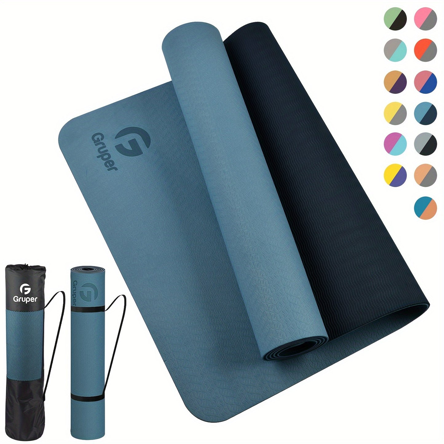 Yoga Mat for Women Men, 1\u002F4 Inch Extra Thick Yoga Mat Non Slip, 72\