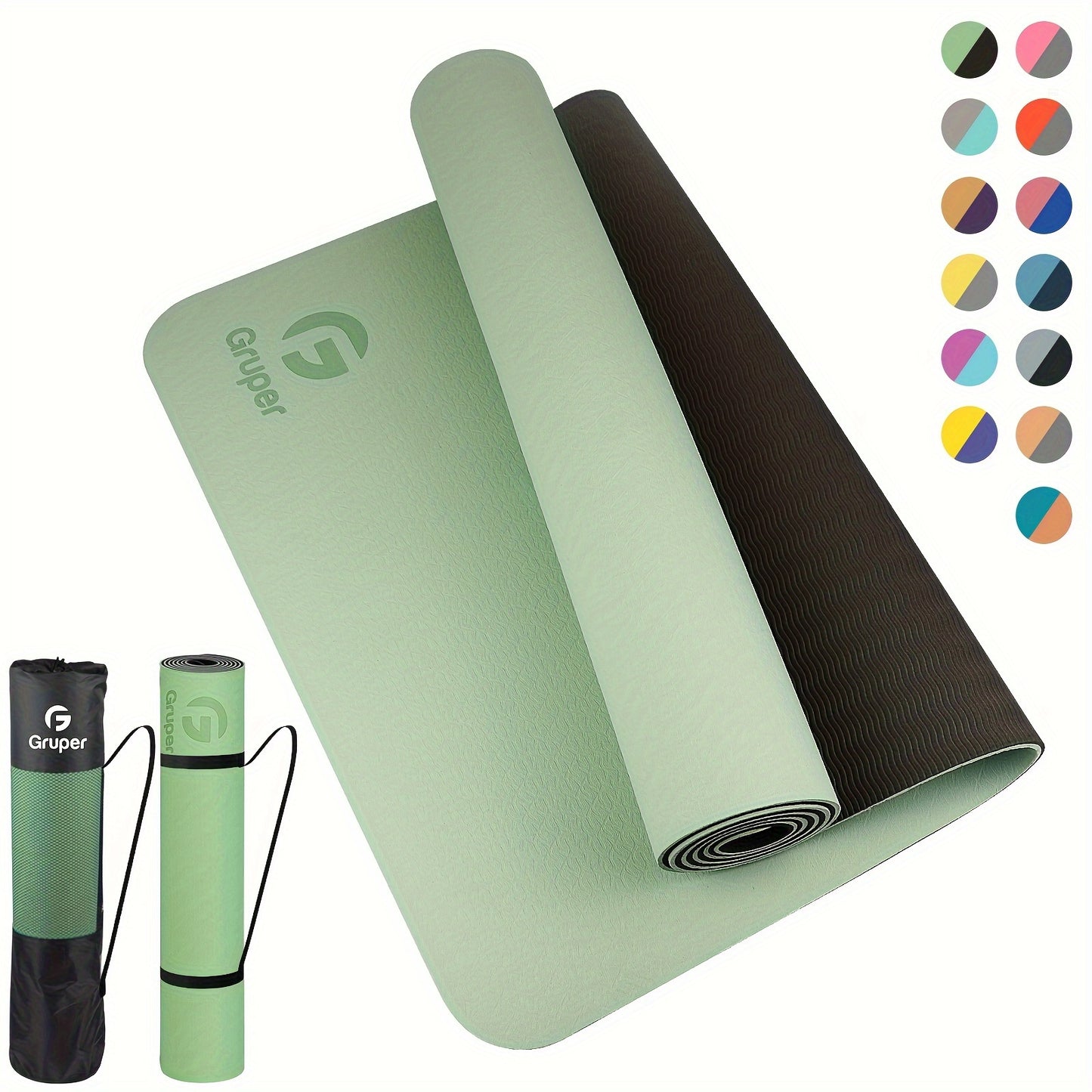 Yoga Mat for Women Men, 1\u002F4 Inch Extra Thick Yoga Mat Non Slip, 72\