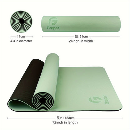 Yoga Mat for Women Men, 1\u002F4 Inch Extra Thick Yoga Mat Non Slip, 72\