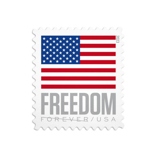 U.S. Flag 2023 Booklet Forever Stamps 100 pcs