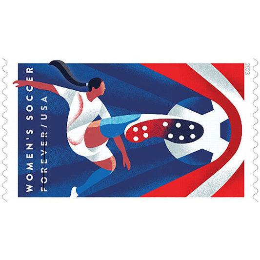 Women's Soccer Stamps 2023 First-Class Forever Stamps 100pcs
