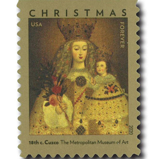 Our Lady of Guapulo (Christmas) (U.S. 2020) Forever Stamps 100 pcs