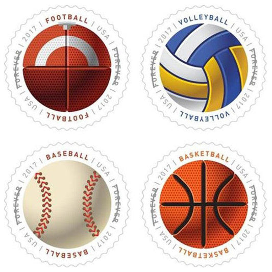 Have a Ball! (U.S.2017) First-Class Forever Stamps 80pcs