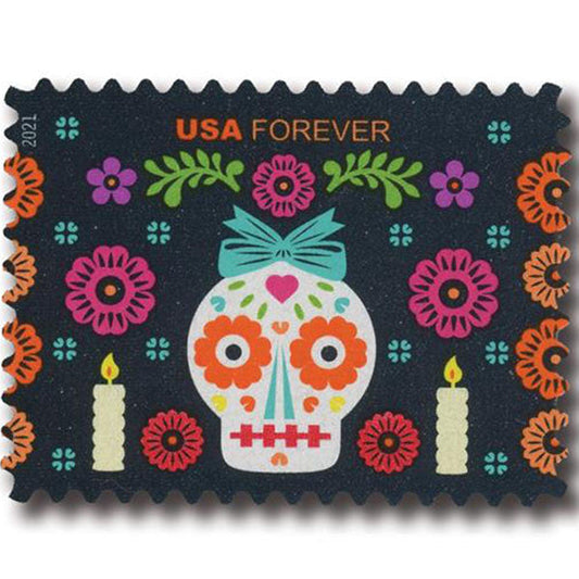 Day of The Dead (U.S. 2021) Forever Stamps 100 pcs