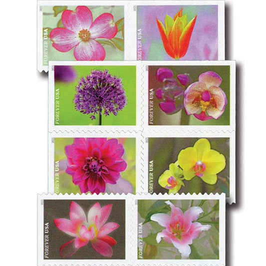 Garden Beauty (U.S. 2021) Forever Stamps 100 pcs