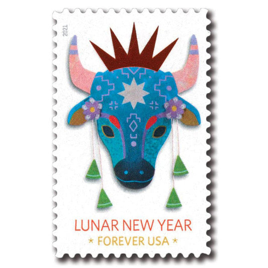Lunar New Year: Year of the Ox 2021 First-Class Forever Stamps 100pcs