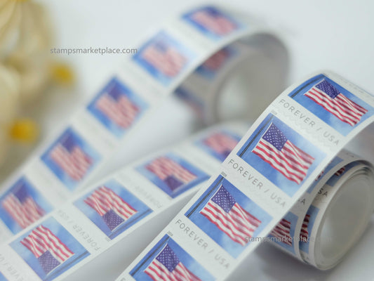 U.S. Flag (U.S. 2019) Roll of Forever Stamps 100 pcs