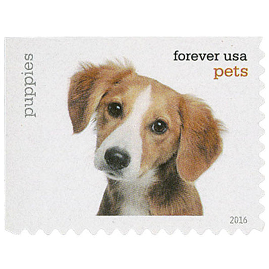 Pets (U.S. 2016) Forever Stamps 100 pcs