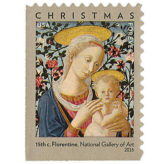 Florentine Madonna and Child (U.S. 2016) Forever Stamps 100 pcs