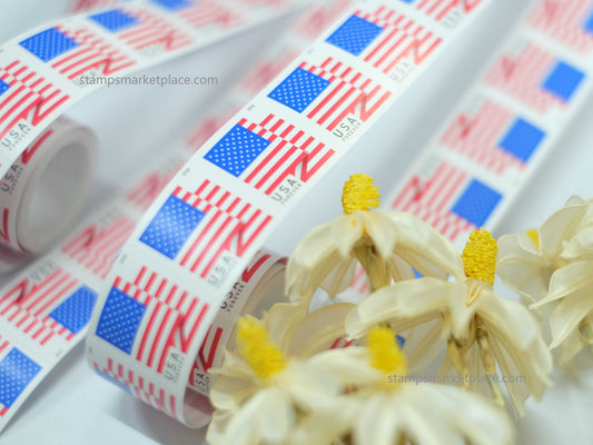 U.S. Flag (U.S. 2018) Roll of Forever Stamps 100 pcs