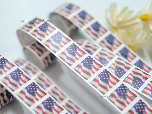 U.S. Flag (U.S. 2017) Roll of Forever Stamps 100 pcs