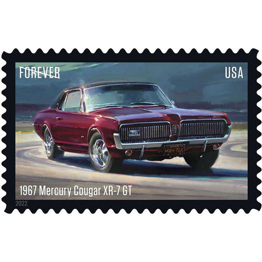 Pony Cars 2022 First-Class Forever Stamps 100pcs