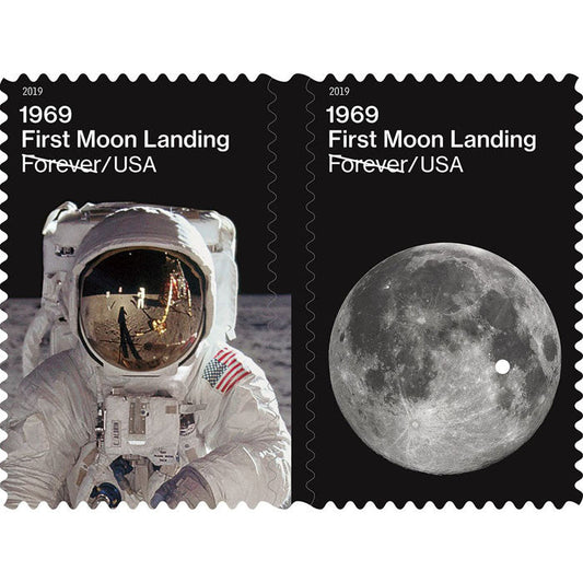 First Moon Landing 2019 Forever Stamps 100 pcs