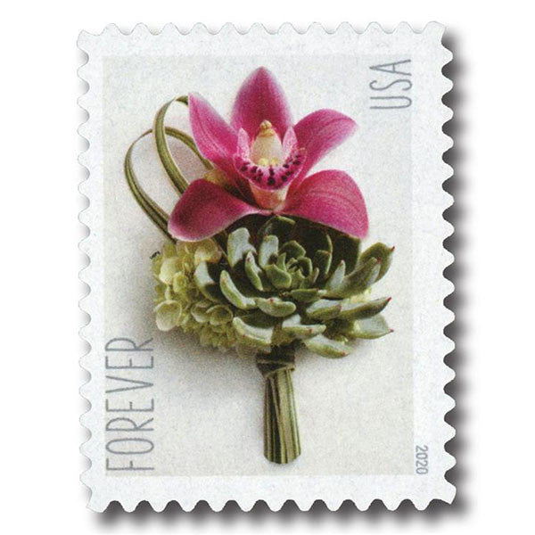 Contemporary Boutonniere (U.S. 2020) Forever Stamps 100 pcs