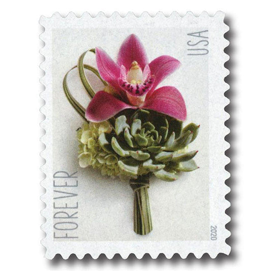 Contemporary Boutonniere (U.S. 2020) Forever Stamps 100 pcs