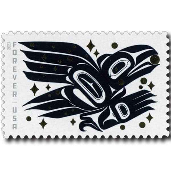 Raven Story (U.S. 2021) Forever Stamps 100 pcs