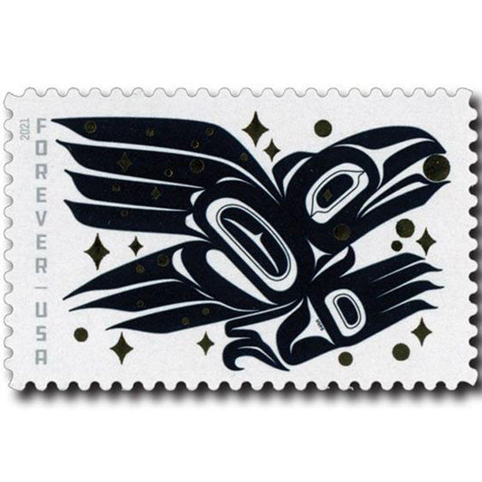 Raven Story (U.S. 2021) Forever Stamps 100 pcs