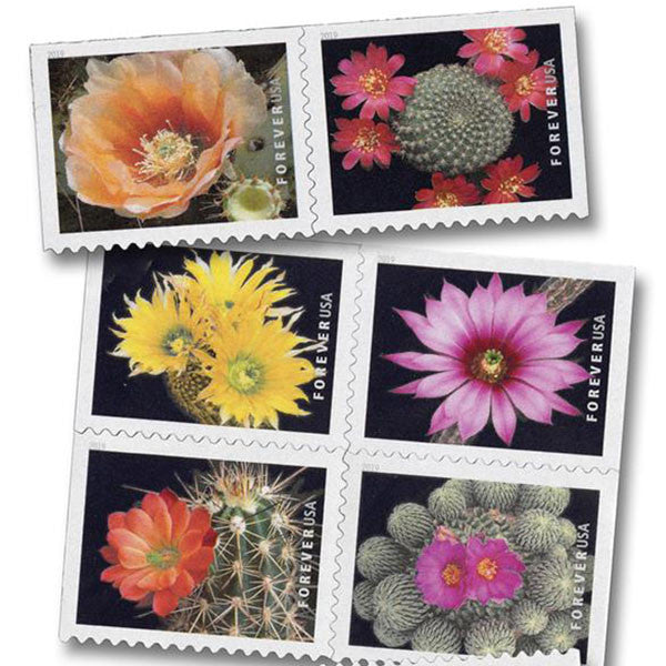 Cactus Flowers (U.S. 2019) Forever Stamps 100 pcs