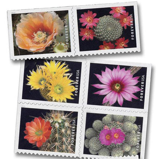 Cactus Flowers (U.S. 2019) Forever Stamps 100 pcs