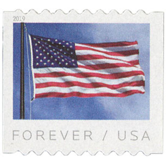 U.S. Flag (U.S. 2019) Booklet Forever Stamps 100 pcs