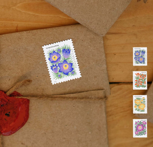 Mountain Flora (U.S. 2022) Forever Stamps 100 pcs